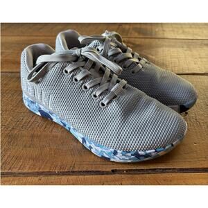 NoBull Gray Blue‎ Camo Outwork Trainers Gym Athletic Sneakers Shoes W6 M4.5